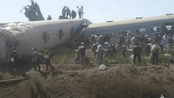 فاجعة تهز مصر | 32 قتيلا وعشرات الجرحى في حادث تصادم قطارين + صور