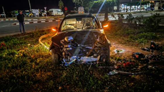 جرسيف | إصطدام سيارة بجدار يرسل شابا للمستشفى