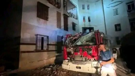 الجزائر | 23 مُصابا في حريق وانفجار ببناية بـ”وهران”