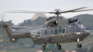 كانت في مهمة إستطلاعية | سقوط مروحية للدرك الملكي بسواحل الداخلة