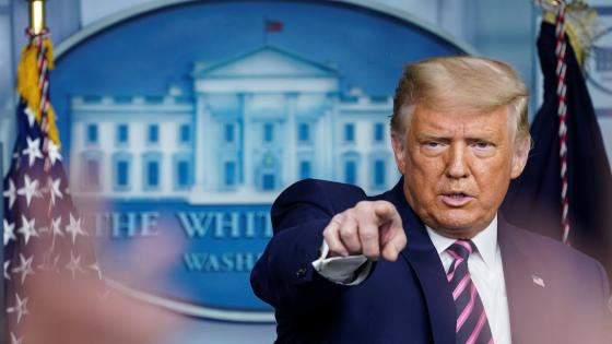 U.S. President Donald Trump takes questions during a news conference in the Brady Press Briefing Room at the White House in Washington, U.S., September 18, 2020. REUTERS/Kevin Lamarque