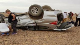 مرزوكة | وفاة سائحتين أجنبيتين وإصابة شابين مغربيين في انقلاب سيارة