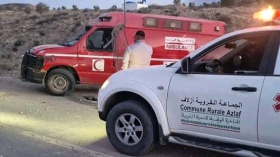 الدريوش | ثلاثة مصابين جراء إنقلاب سيارة إسعاف