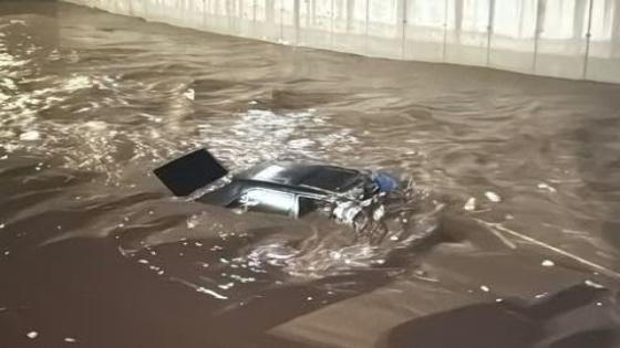 الناظور | تدخل بطولي يُنقذ سائقا جرف وادي “بوسردون” مركبته