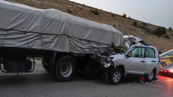 إقليم طنجة | قتيل ومصابين إثر إصطدام بين سيارة وشاحنة رموك بالطريق السيار طنجة أصيلة + صور