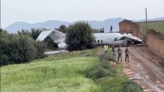 فاس | سقوط طائرة خاصة قرب مطار فاس – سايس يخلف ثلاثة مصابين