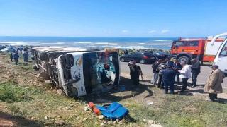 إقليم الجديدة | 31 مصابا في حادث إنقلاب حافلة لنقل المسافرين