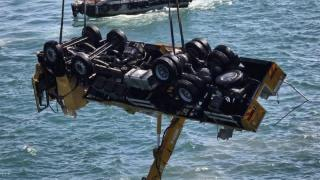 العيون | قتيلين إثر سقوط شاحنة رفع بحوض ميناء الفوسفاط الجديد