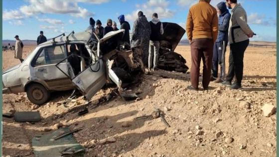إقليم تاوريرت | خمسة مصابين في إصطدام مركبتين بطريق جرادة