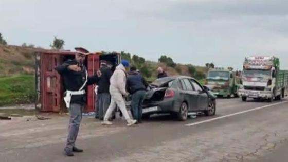 إقليم الجديدة | مصرع دركي وإصابة آخر في حادث سير بالبئر الجديد