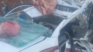 إقليم بني ملال | سقوط صخرة فوق سيارة يُصرع شخصين