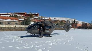 أزيلال | مروحية للدرك تنقذ طفلين من موت محقق وسط الثلوج