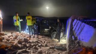 ورزازات | مصرع زوجين بعد سقوط سيارة بورش قنطرة مهجور