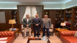 للترافع عن مشاريع بنيوية | لقاء يجمع ممثلي جرسيف بغرفتي البرلمان محمد و سعيد البرنيشي بوزير التجهيز