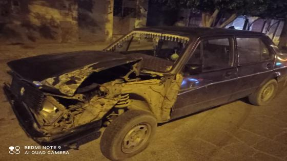 جرسيف | إصطدام ثلاثي يخلف إصابة شخص وخسائر مادية