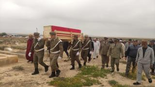 إقليم جرسيف | جنازة رسمية تشيع أحد أفراد القوات المساعدة بتادرت