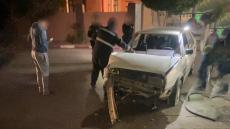 جرسيف | أربعة مصابين إثر اصطدام سيارة بعمود كهربائي