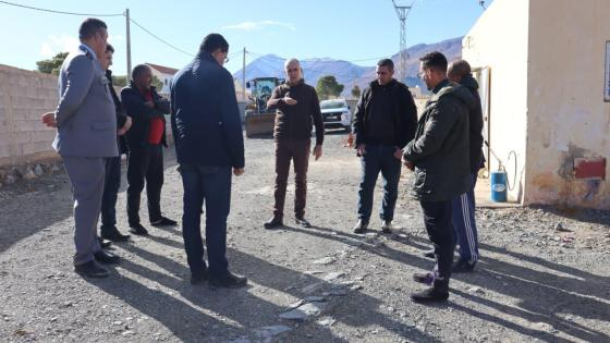 جرسيف | عامل الإقليم يعاين استعدادات مواجهة الثلوج ببركين