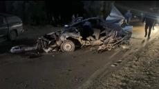 صورة الحادث المميت بطريق صاكة