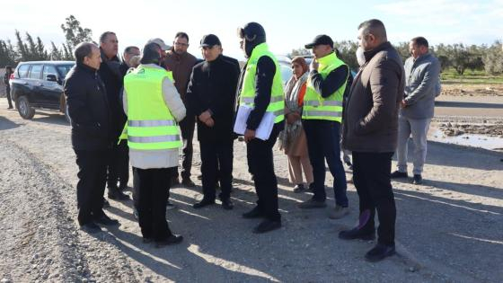 جرسيف | عامل الإقليم يتفقد ميدانياً تقدم مشاريع تنموية بتادرت