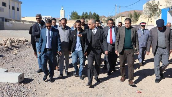 صاكة | عامل جرسيف يتفقد أوراشًا تنموية ويشدد على تسريع الإنجاز