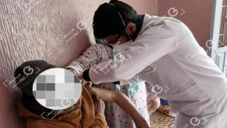 جرسيف | الشروع في تلقيح المسنين بمنازلهم بتنسيق بين المندوبية الإقليمية للصحة و السلطة المحلية + صور