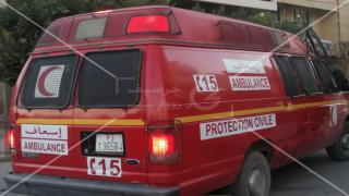 جرسيف | إصابة شابين في إصطدام بين سيارة و دراجة نارية بالطريق الوطنية رقم 06 بإتجاه تادرت