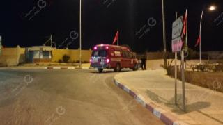 إقليم جرسيف | إصابة 04 أشخاص في إصطدام سيارتين بالطريق الوطنية رقم 15 الرابطة بين جرسيف و صاكة