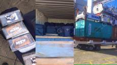 ميناء طنجة المتوسط | إجهاض عملية كبرى للتهريب الدولي للمخدرات و حجز أزيد من طن من مخذر الكوكايين + صور