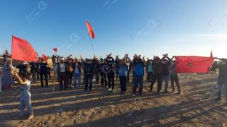 إقليم جرسيف | “إعتقلونا كلنا ..هذه أرضنا ” … ساكنة الزركان تواصل إحتجاجها ضذ الترامي على أراضيها + فيديو