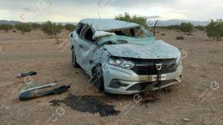 إقليم جرسيف | إصابة 03 أشخاص في إنقلاب سيارة بالطريق المؤدية لجماعة صاكة + صور