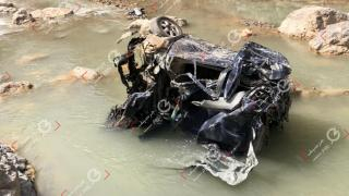 إقليم جرسيف | نجاة أربعة أشخاص من موت محقق بعد أن هوت سيارتهم في وادي + صور