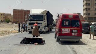 جرسيف | إصطدام بين سيارة ودراجة نارية بطريق صاكة يخلف إصابة ثلاثيني + صور