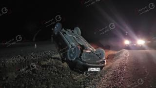 إقليم جرسيف | إصابة ثلاثة أشخاص إثر إنقلاب سيارة بالطريق الوطنية رقم 6 + صور وفيديو