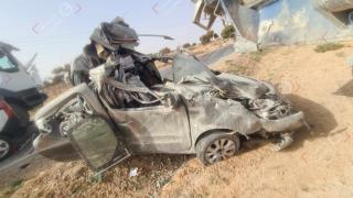 نجى سائقها بأعجوبة | إصـ ـطدام بين شاحنتين وسيارة خفيفة بالطريق الرابط بين تاوريرت وجرسيف + صور