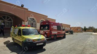 إقليم جرسيف | قتـ.ـيلين وخمسة جـ.ـرحى إثر إنقلاب سيارة أجرة نواحي لمريجة + صور