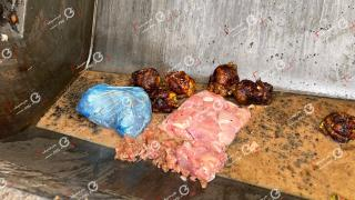 جرسيف | حجز كمية مهمة من مأكولات ولحوم فاسدة بعدة محلات للمأكولات السريعة + صور