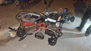 جرسيف | إصـ.ـابة ثلاثة أشخاص إثر إصـ.ـطدام بين دراجتين ناريتين باولاد حموسة + صور