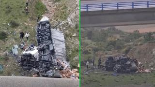 كان متجها لطنجة | مصرع سائق شاحنة في حادث بالطريق السيار قرب القصر الصغير