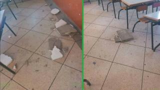 الناظور | إنهيار سقف قسم بثانوية إعدادية على رؤوس تلاميذ