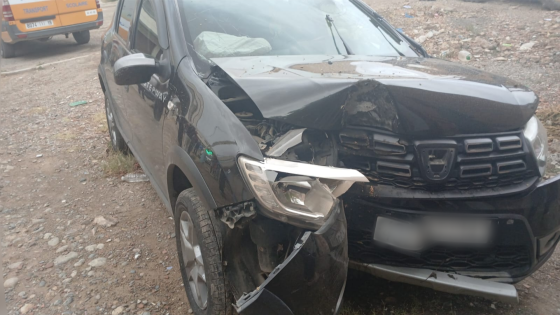 جرسيف | سيارة تصطدم بشجرة وتصيب سيدة بتجزئة لعريشة