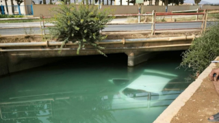 إقليم بركان | سقوط سيارة خفيفة بقناة ملوية بطريق “أكليم”