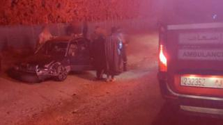 جرسيف | إصطدام سيارتين بطريق صاكة يخلف إصابة شخص