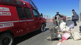 جرسيف | إصابة ثلاثيني في إصطدام بين “تريبتور ” و عربة مجرورة بقنطرة المصلى + صور