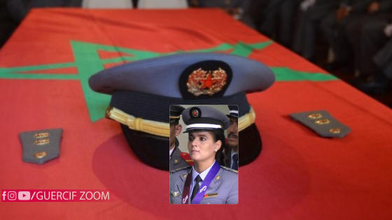 إقليم الخميسات | جنازة عسكرية مهيبة للبطلة مليكة لحمر التي لقت حتفها بتداريب القفز المظلي