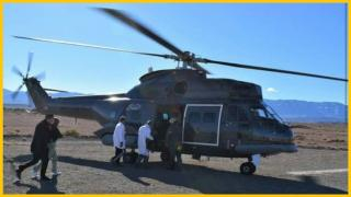 ميدلت | مروحية تابعة للدرك الملكي تنقل أما وجنينا صوب المستشفى الإقليمي