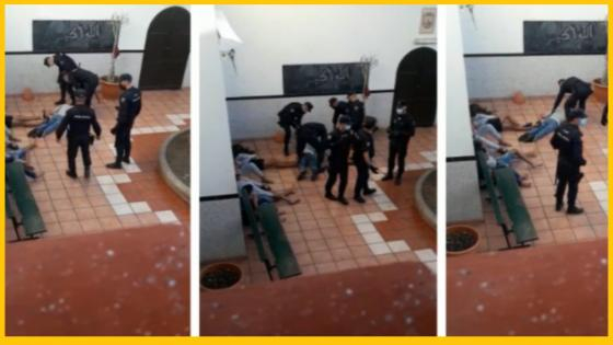 صادم | فيديو مسرب للشرطة الإسبانية تعنف قاصرين مغاربة بوحشية داخل مركز لإحتجاز المهاجرين