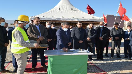 جرسيف | عامل الإقليم يضع الحجر الأساس لبناء المعهد المتخصص للتكنولوجيا التطبيقية ISTA + صور و فيديو