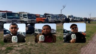 جرسيف | أرباب الشاحنات يخوضون إعتصاما بسبب إرتفاع أسعار المحروقات + فيديو