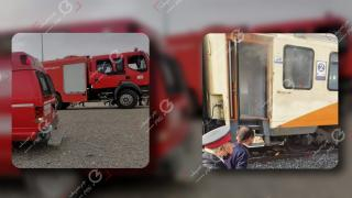 جرسيف | إندلاع حريق بمرحاض إحدى مقصورات القطار الرابط بين فاس و وجدة + صور